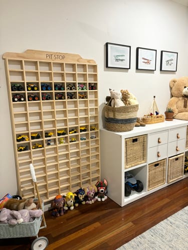 Customer photo review of Monster Truck Garage Storage