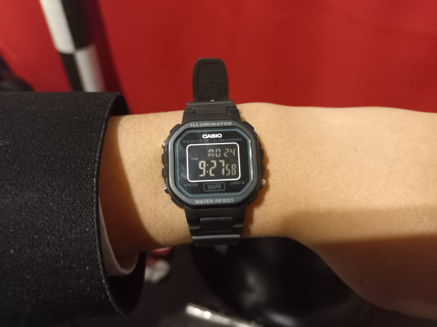 Customer photo review of Reloj Casio Vintage LA-20WH-1BDF Negro