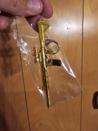 Customer photo review of RIFLE KEYCHAIN