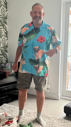 Customer photo review of Your photo - Personalised hawaiian shirt