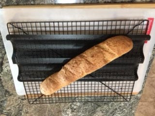 Customer photo review of Baguette Pan