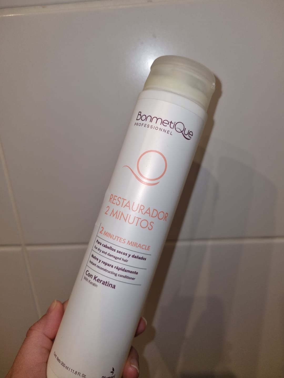 Customer photo review of Restaurador Capilar 2 Minutos 350ml Bonmetique