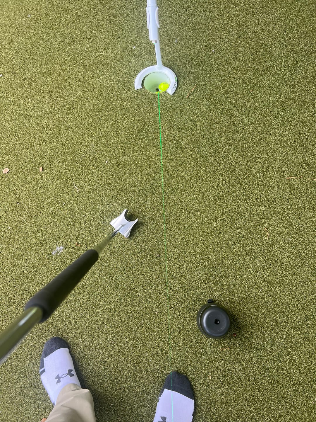 Customer photo review of PuttAIM Laser Training Aid