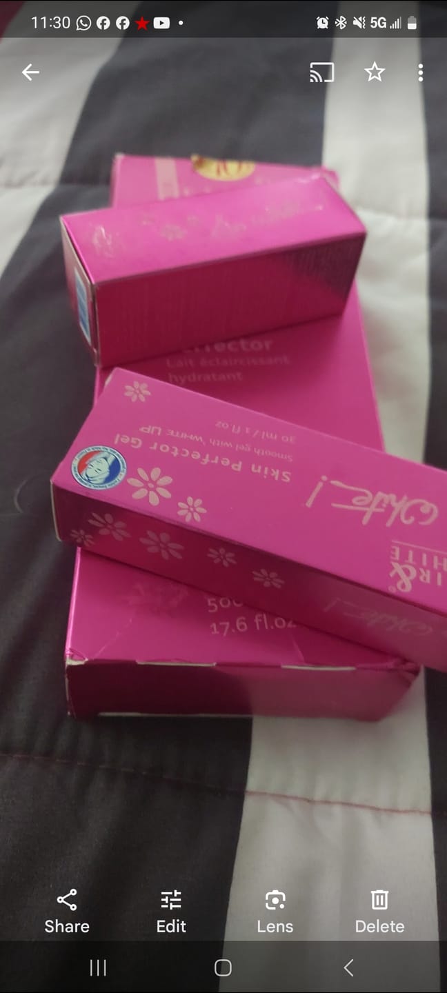 Customer photo review of Fair & White SoWhite! Essentials Kit