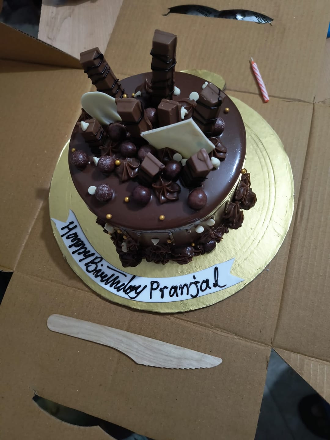 Customer photo review of Chocolate Sin Drippy Cake
