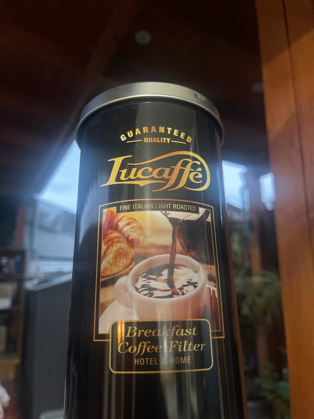 Customer photo review of Lucaffe Breakfast Coffee filter 500 grs Grano Molido