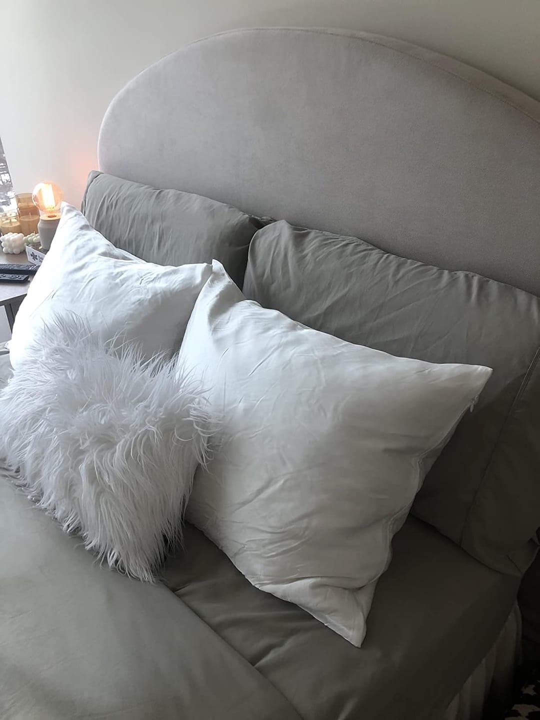 Customer photo review of Silke Pudebetræk - Skånsomt betræk godt for hud og hår