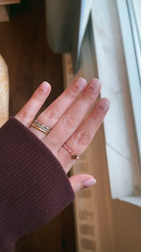 Customer photo review of Oh My Queer Press On Nails (24PC)