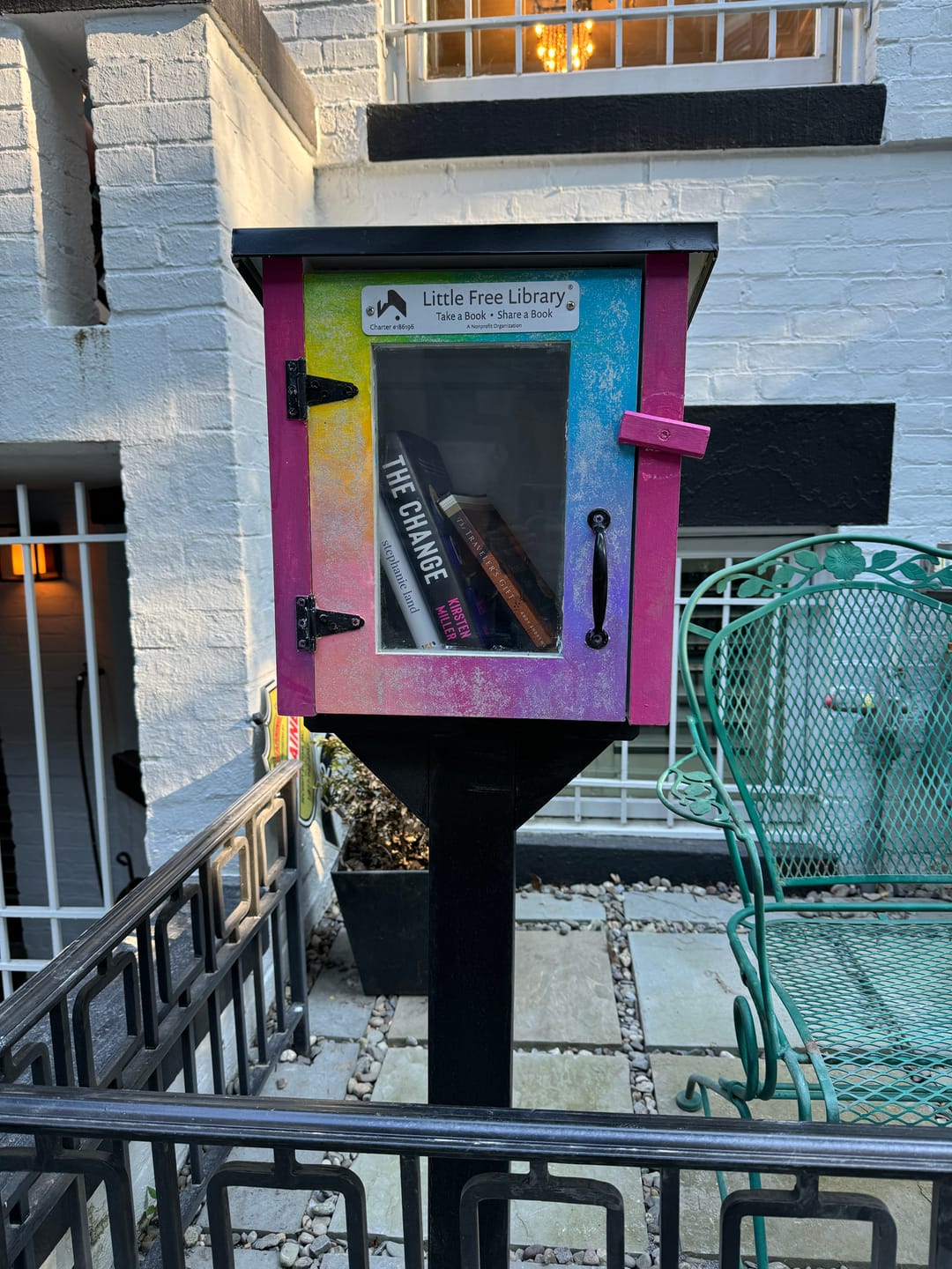 Customer photo review of Mini Shed Little Free Library