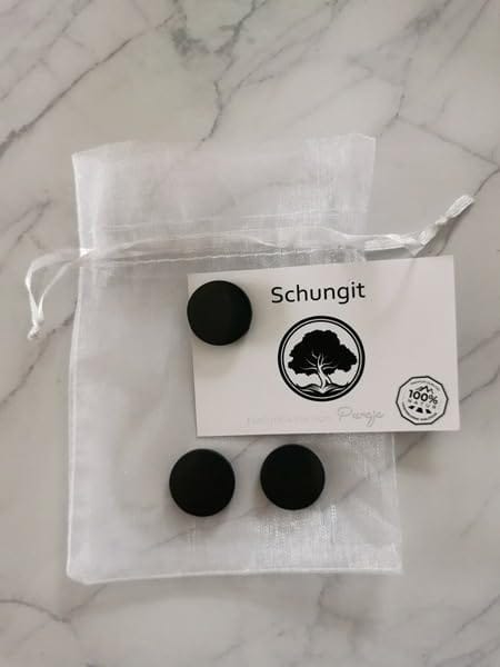 Customer photo review of Schungit Aufkleber aus Karelien | Heilstein