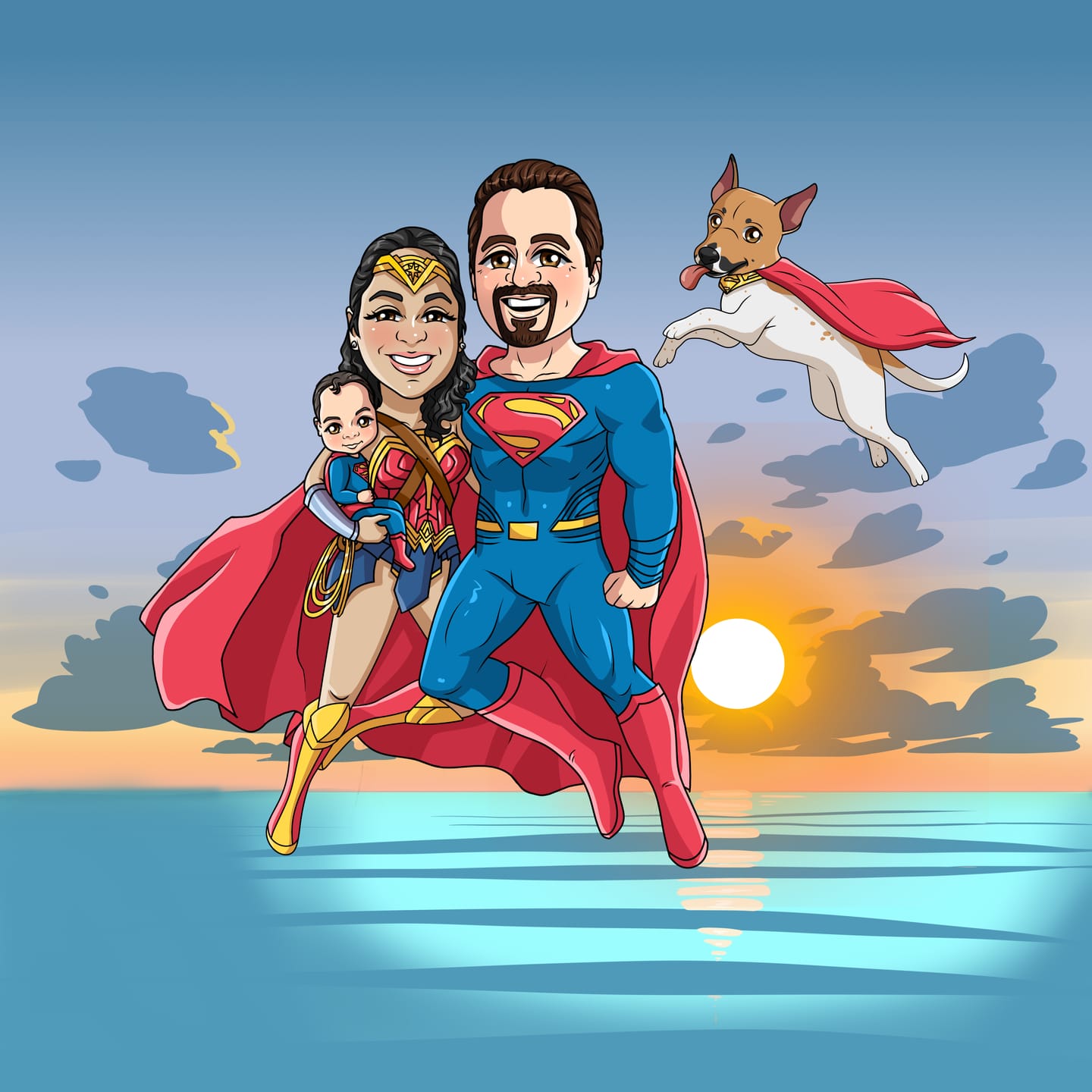 Customer photo review of Custom Father's Day Portrait