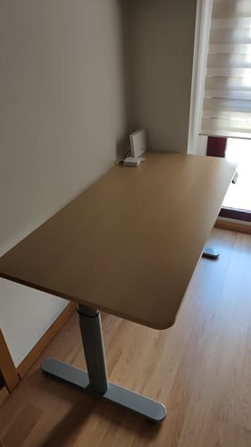 Customer photo review of Maidesite TH2 Pro Plus-Marco de Escritorio Eléctrico Elevable en Altura Doble Motor