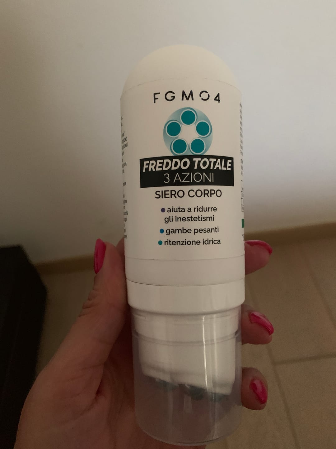 Customer photo review of Freddo Totale 3 Azioni Roll on - 150 ml