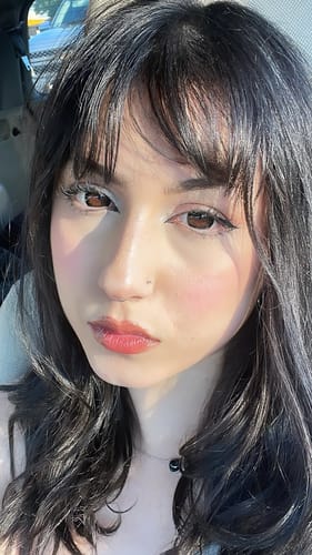 Customer photo review of Eyemoody Midnight Black | 6 Months, 2 pcs