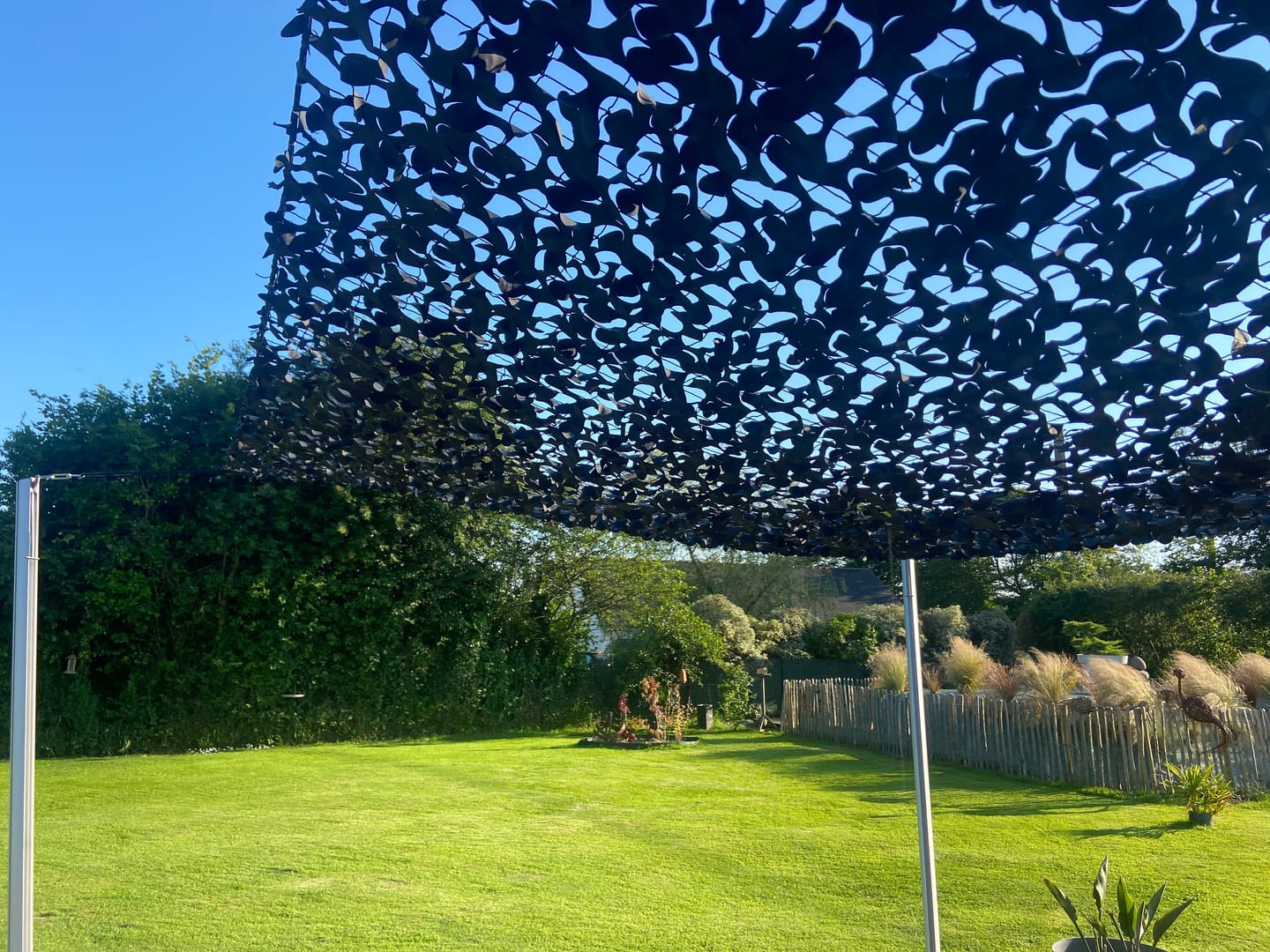 Customer photo review of Filet de camouflage renforcé noir