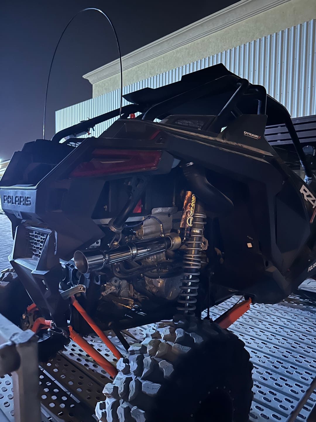 Customer photo review of Turbo RZR Desert Series 3" Full Stainless Exhaust System