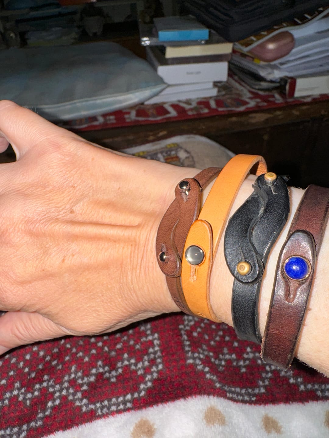 Customer photo review of Bracciale pelle Noi Tulsi