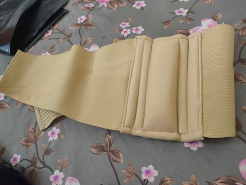Customer photo review of Abdominal Belt (8") |Supports the Weak Abdominal Muscles to Relieve Pain (Beige)