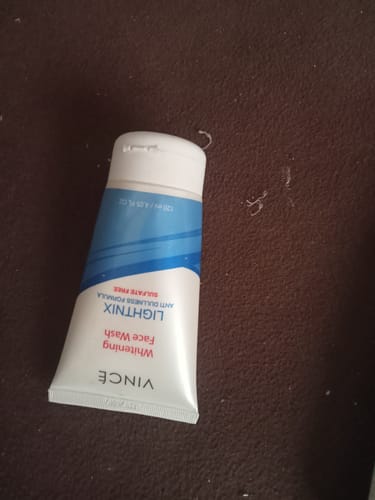 Customer photo review of Whitening Face Wash