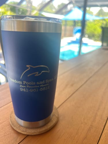 Customer photo review of Bundle (6) Custom Laser Engraved - 20oz Tumblers