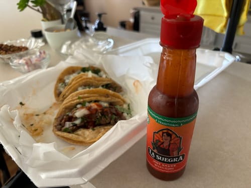Customer photo review of Traditional Red Hot Sauce 2 Pack