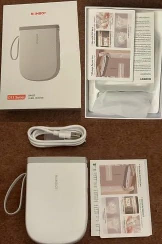 Customer photo review of D11 2024 Upgraded 0.5 Inch Label Maker Machine with Tape - 300dpi upgraded resolution