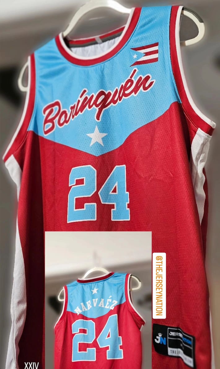 Customer photo review of Puerto Rico Custom Basketball Jersey