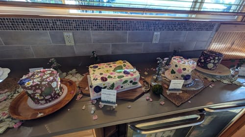 Customer photo review of PANSIES - Freeze Dried Edible Flowers