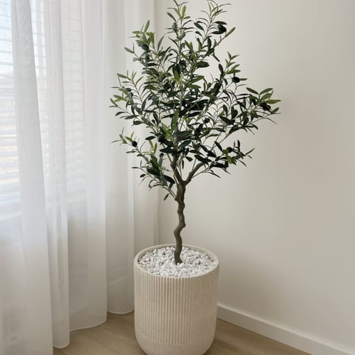 Customer photo review of Kunst Olijfboom 120cm