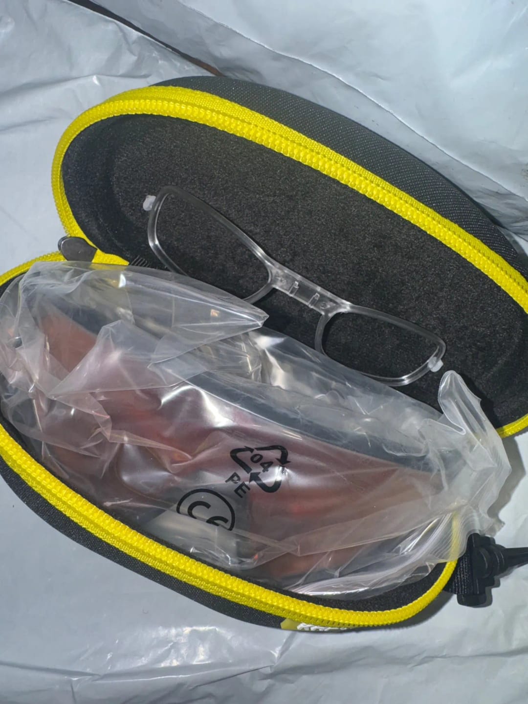 Customer photo review of Acetate Frame Polarized Cycling Sunglasses — Black | KIMLUD