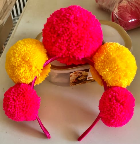 Customer photo review of Budget Satin Headband 2.5cm HB023