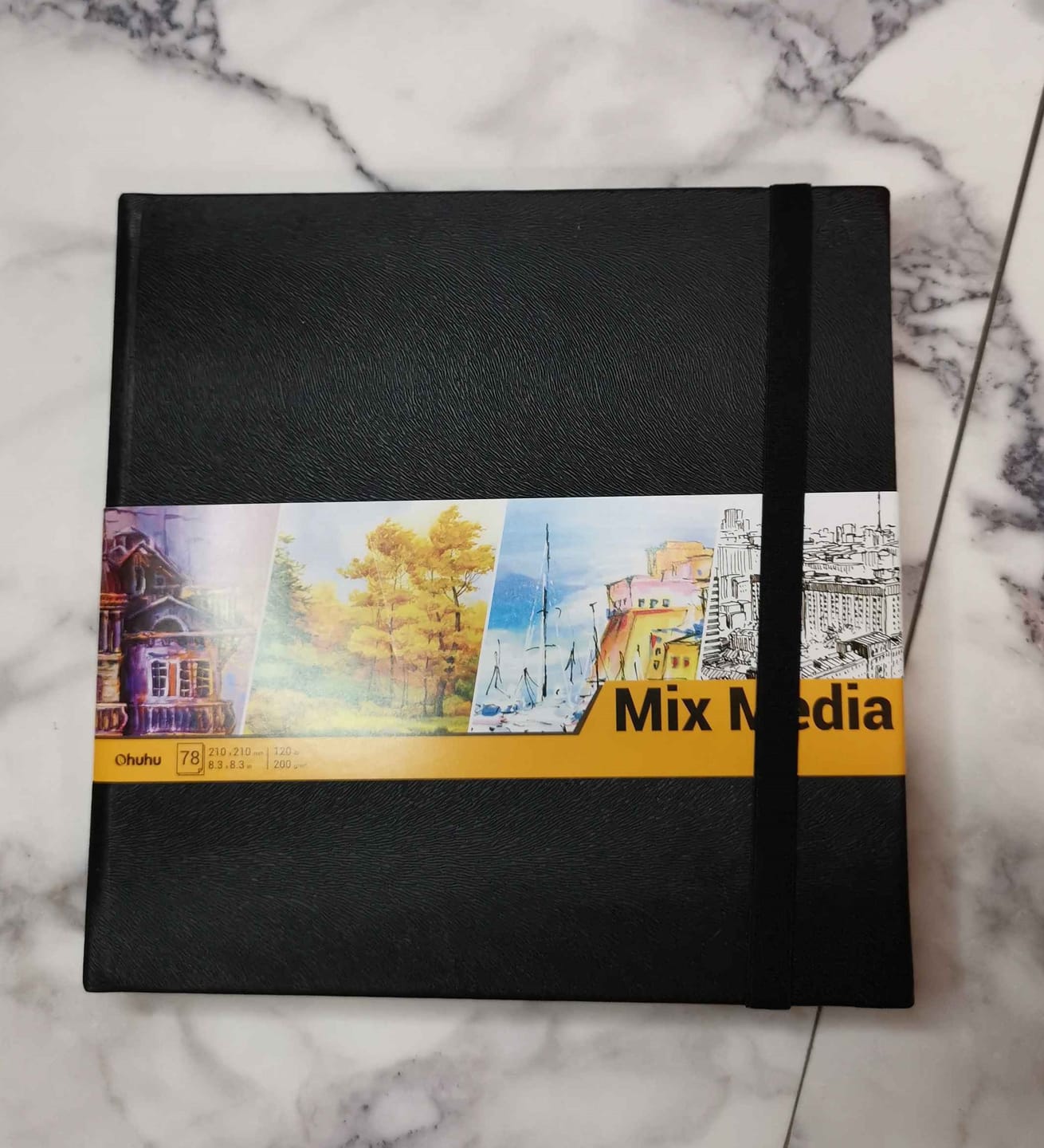 Customer photo review of Ohuhu Mix Media Pad for Multiple Techniques