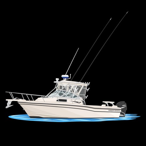 Customer photo review of Custom Digital Boat Artwork