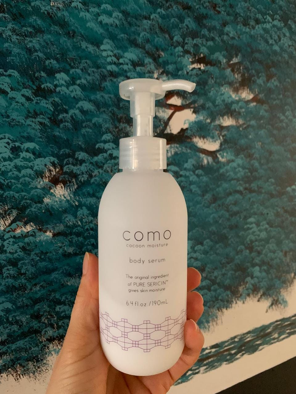 Customer photo review of COMOACE Body Serum/Lotion With Raw Silk Extract