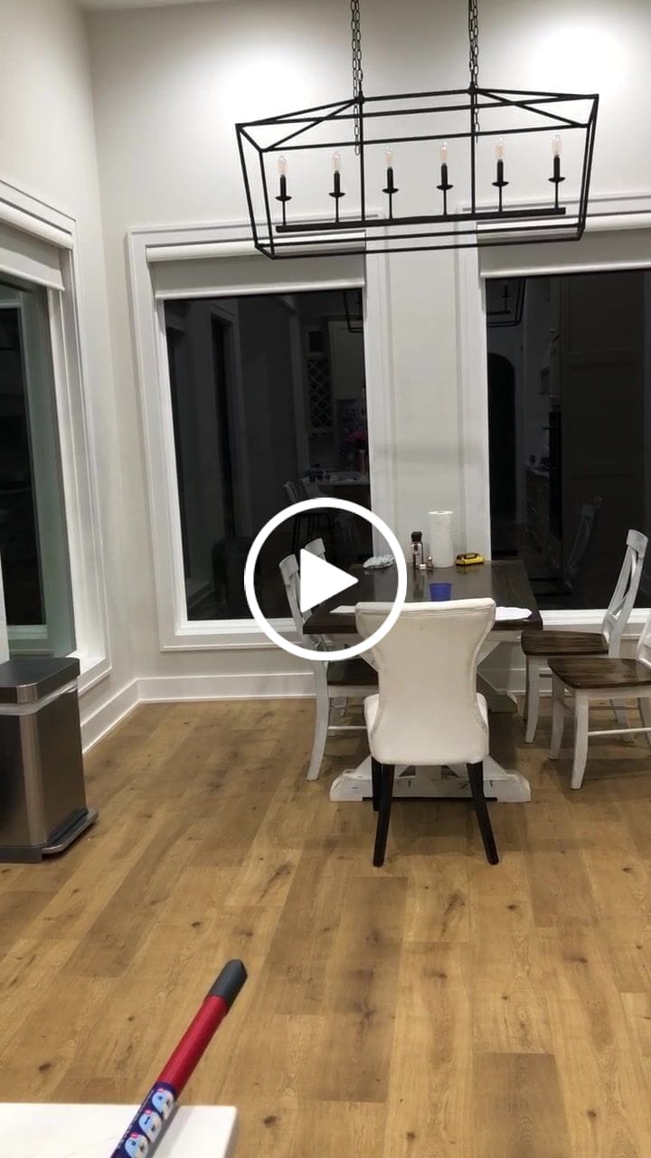 Customer video review of SmartWings Motorized Light Filtering Roller Shades 70% Blackout Safari