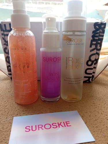 Customer photo review of Rose Cleanser | Rose Instant Scrub