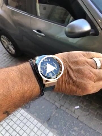 Customer video review of Curren Galacticos® orologio uomo pelle