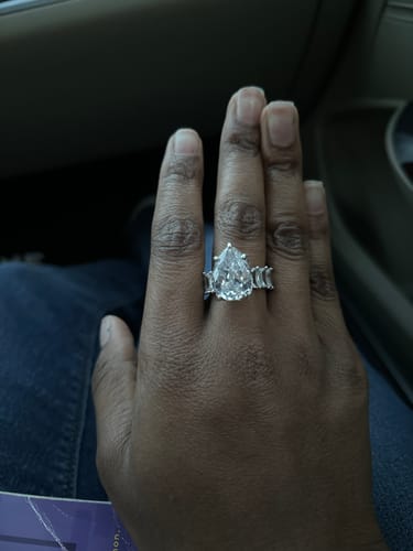 Customer photo review of REMY BIG ICE RING (SHIPS SAME DAY)