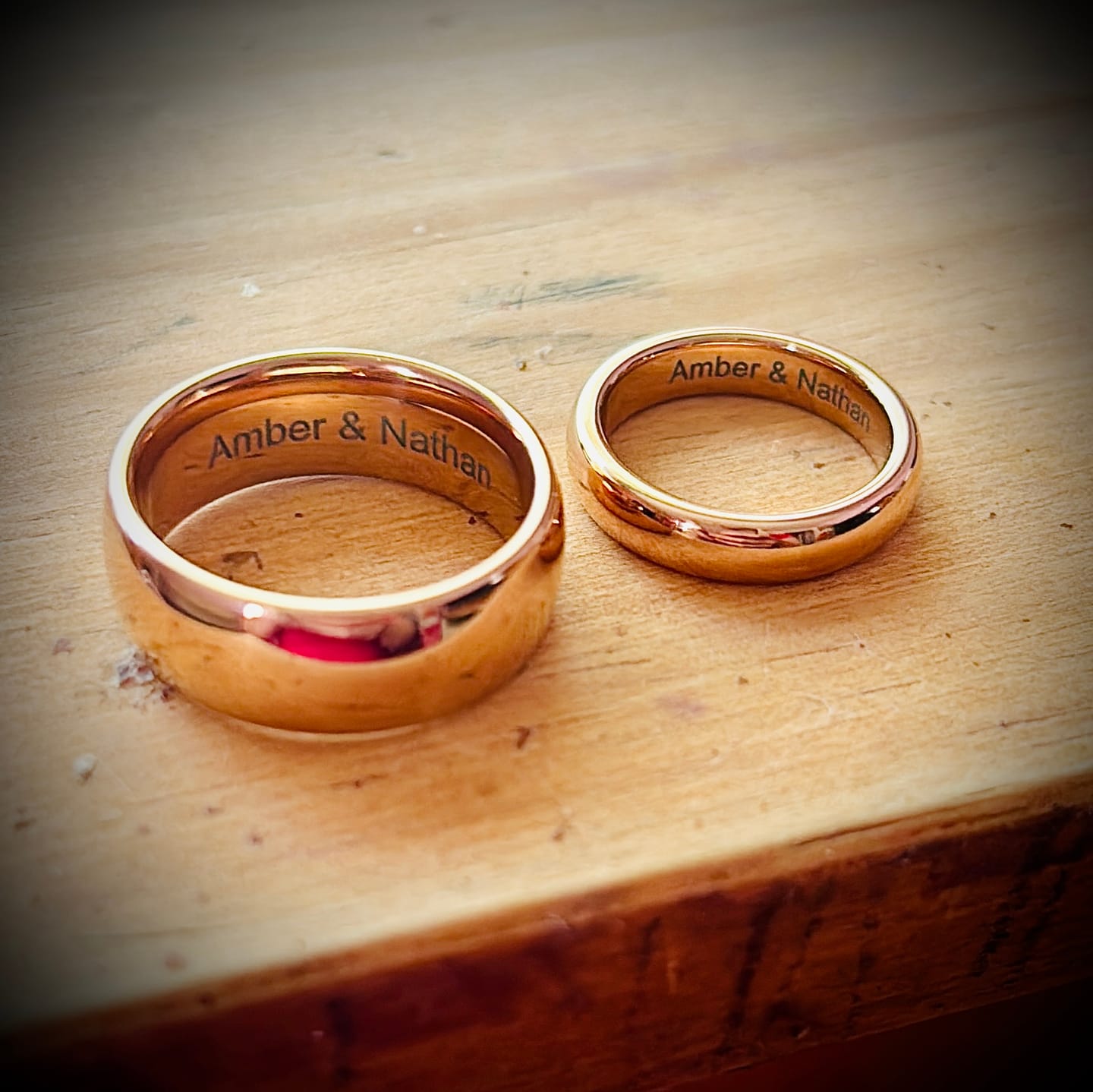 Customer photo review of Rose Gold Wonder Ring Set