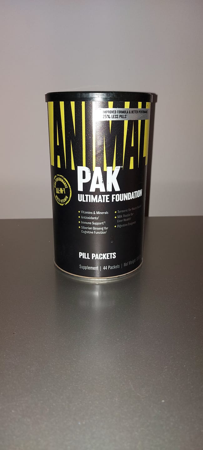 Customer photo review of Animal Pak (44 porcijas)