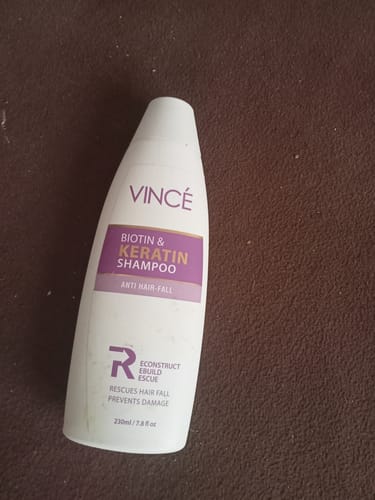 Customer photo review of Biotin & Keratin Shampoo
