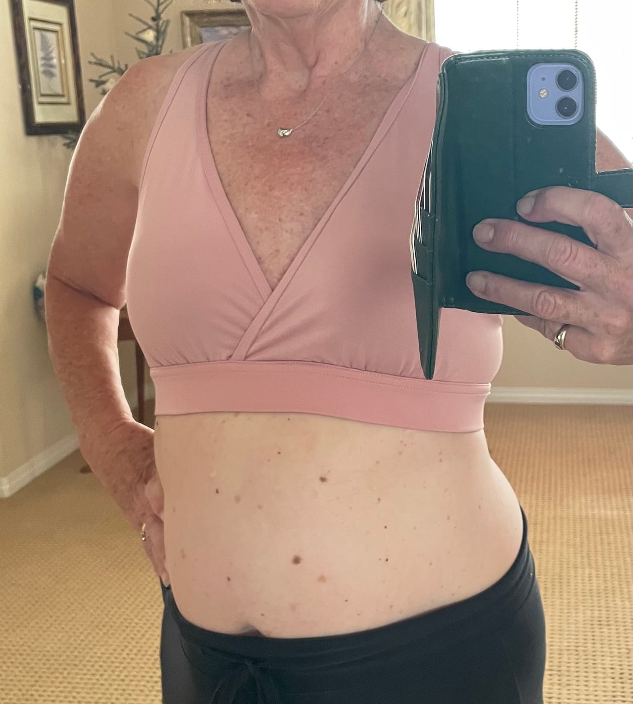 Customer photo review of FaV Bra – Call My Blush