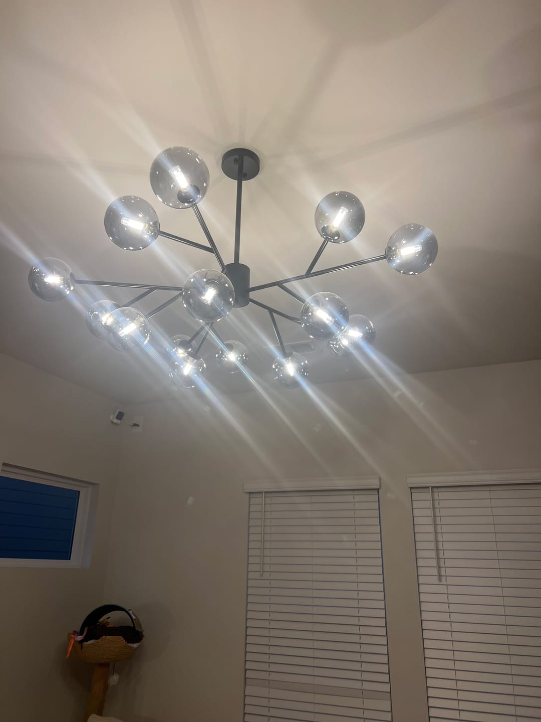 Customer photo review of 15-Light Sputnik Modern Sphere Chandelier