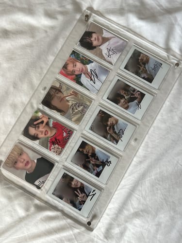 Customer photo review of [Pre-order] Photocard Acrylic Clear Frame