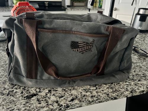 Customer photo review of LOWER 48 COTTON DUFFLE