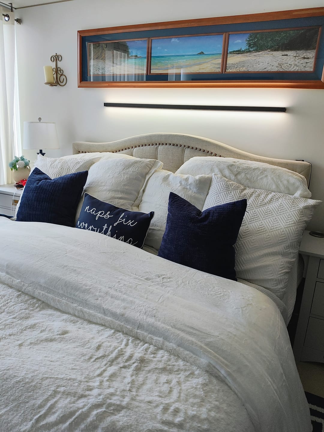 Customer photo review of CYRA Long Velvet Bedding Set