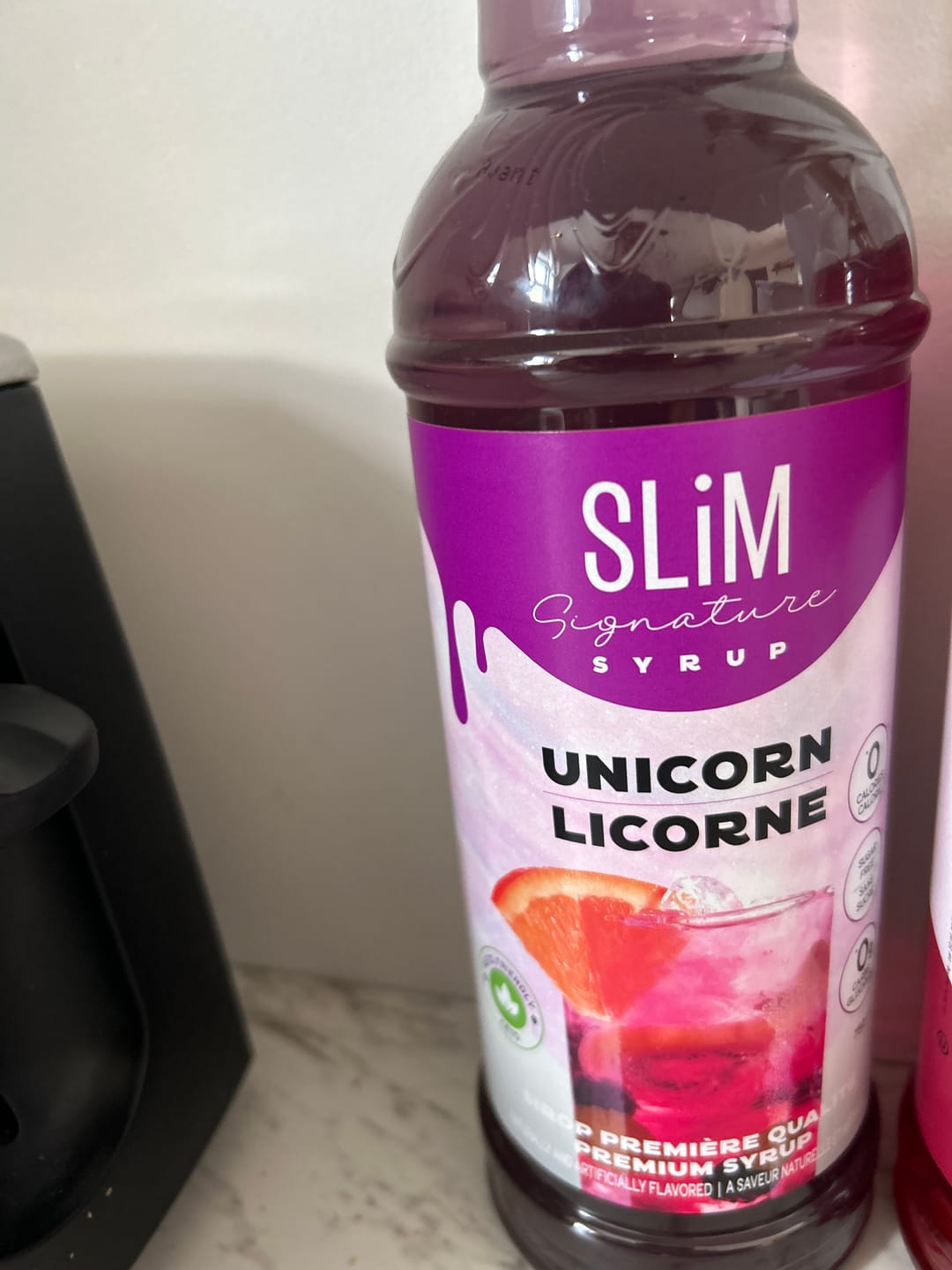 Customer photo review of Slimfield Syrups - Sugar Free Syrups 750ml
