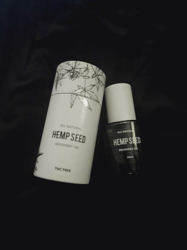 Customer photo review of Hemp Seed Recovery Oil