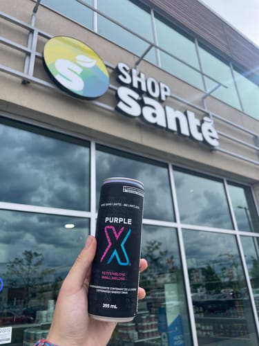 Customer photo review of Purple X - Boisson Énergisante 355ml