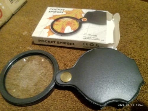 Customer photo review of Loupe de bijoutier x10